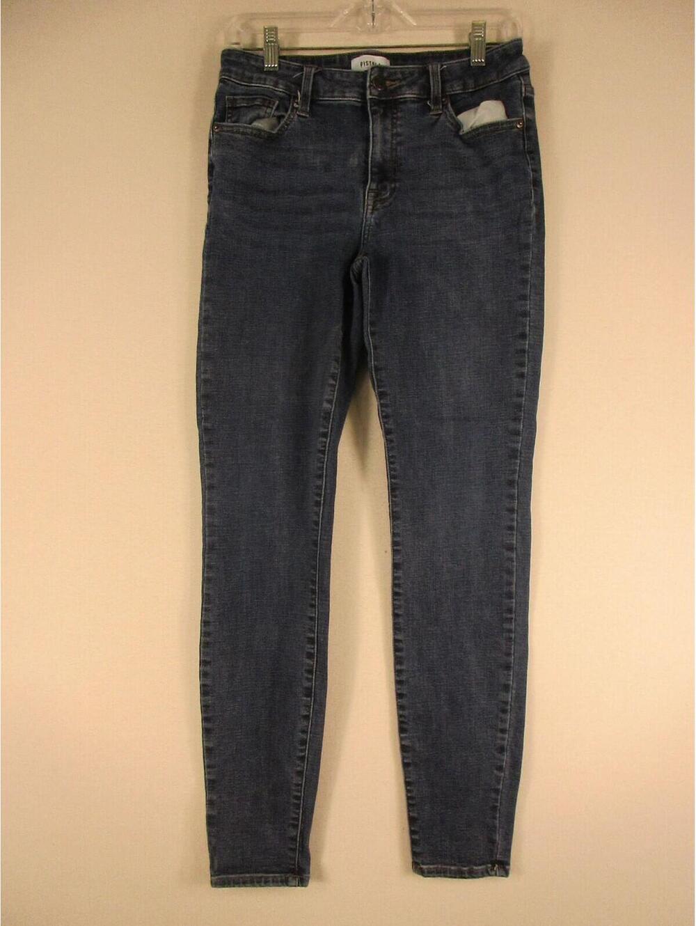 Pistola Jeans Womens 28 Dark Wash Skinny High Rise Stretch Denim Ankle Slim